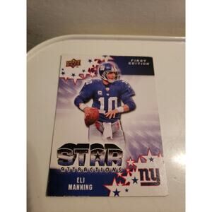 Eli Manning 2009 Upper Deck First Edition Star Attractions #SA19 - NY Giants